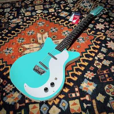 Danelectro '59 Double-Cut 12-String Guitar, Dark Aqua--The Classic JP-Style Dano with 12! image 2