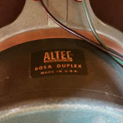 Vintage Altec 612 Speaker Pair (Original Cabinets) 605A / 605B / N-1600-A / N-1500-A image 19