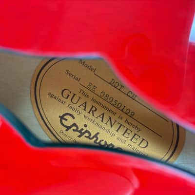 Epiphone DOT 2008 - Cherry Red image 6