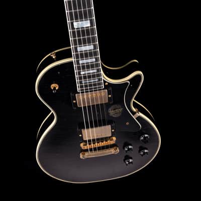 Heritage Custom Shop Core Collection H-157 Mahogany Top Artisan Aged Ebony with Case image 3