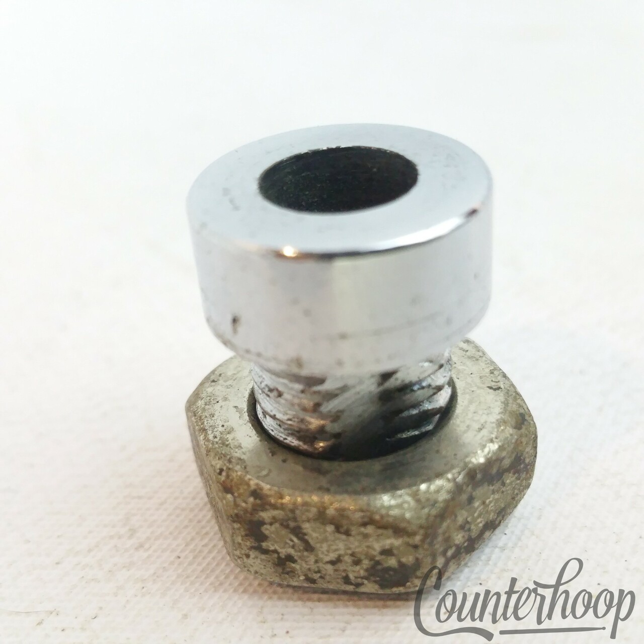 Sonor Drum Key Holder Mount Chrome Vintage60s Teardrop Era Germany Shell+Hex Nut — main photograph