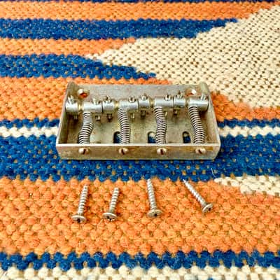 1970's Gibson Grabber G-3 Bass Guitar Bridge Complete ~1978 image 2