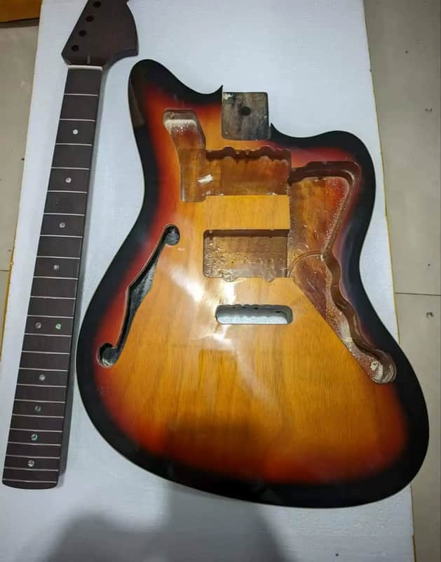 tobacco burst jazzmaster Tobacco Burst Guitar Jazzmaster Style Body with Wenge Wood Neck