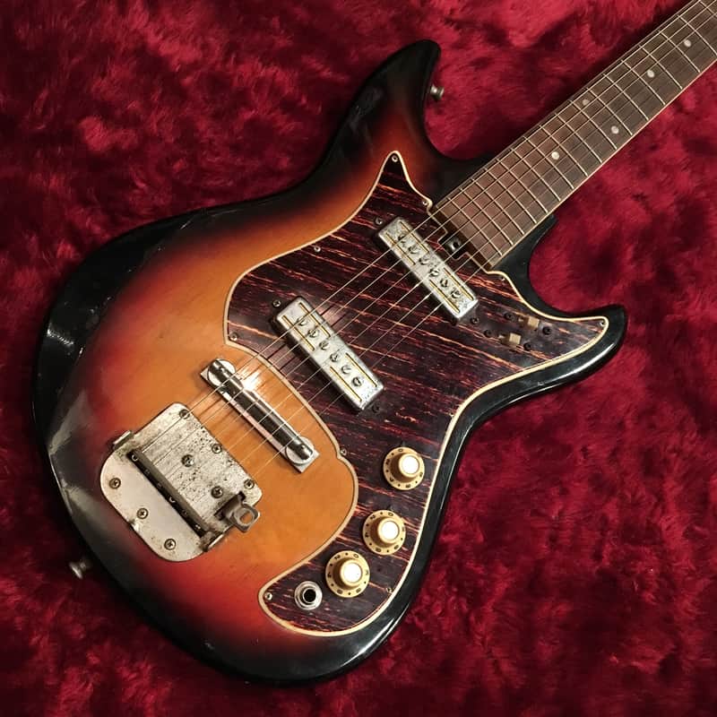 c.1960s Sakai Mokko Fender Mustang style MIJ Vintage 2 Color Sunburst image 1