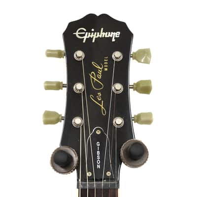 Epiphone 2006 Les Paul Standard Electric Guitar Ebony For Repair image 4
