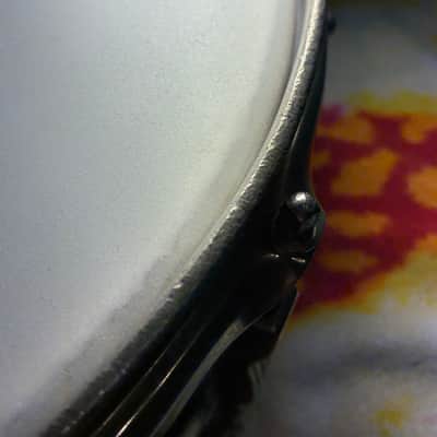Ludwig No. 491 Pioneer 5.5x14" 6-Lug Snare 1964 - Red Sparkle image 17