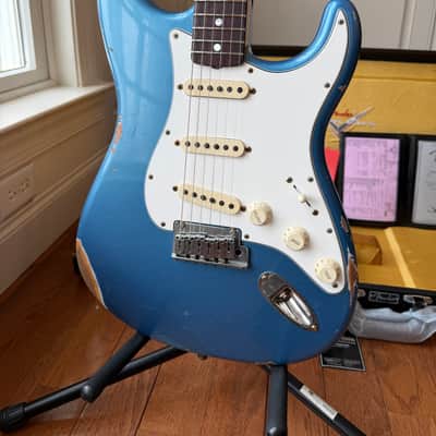 2025 Fender Custom Shop Stratocaster Pro W25 Relic - Aged Lake Placid Blue image 2