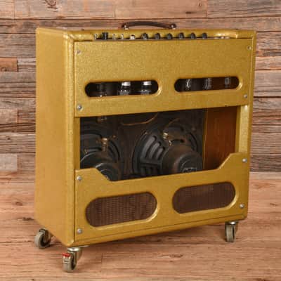 Fender Bassman 5F6A Gold Re-Tolex 1960 image 2