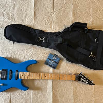 Washburn G-Junior G-JRV late-80s - Blue MIK 25.4scale Small bodied