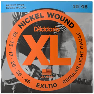 D'Addario XL Electric Guitar Strings 3 Set Bundle 10-46 EXL110 image 2