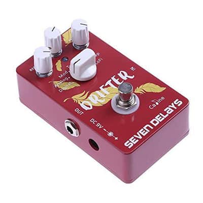 CALINE CP-37 DRIFTER Seven Delays Multi-Delay Guitar Effects Pedal image 3