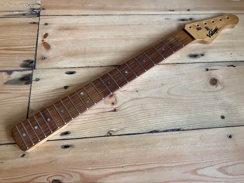 Vintage V6 Electric Guitar Neck 21 fret Korea 1990s image 1