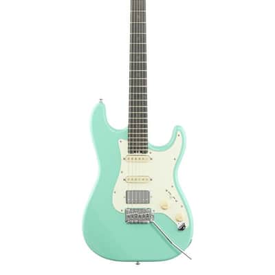 Schecter Nick Johnston Traditional HSS Electric Guitar Atomic Green image 2