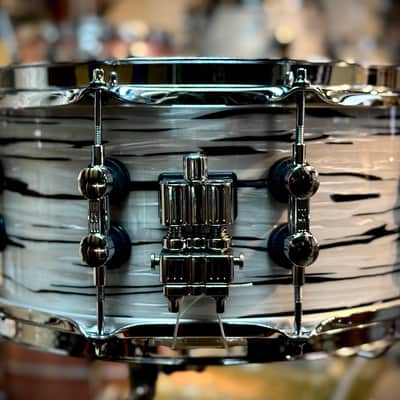 Sonor 14x6.5 SQ2 Vintage Maple Snare Drum - White Oyster Pearl image 3