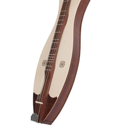 Roosebeck Mountain Dulcimer 4-String Vaulted Knotwork + Gig Bag + 4 String Replacement Set image 2