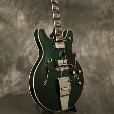 early 1970's Yamaha SA-50 Aruba Green with FLAME MAPLE top + back!!! image 12