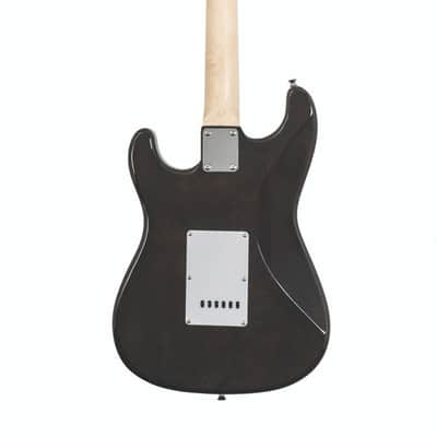 Washburn Sonamaster Deluxe Electric Guitar - Trans Trans Black (SDFTB-U) image 5