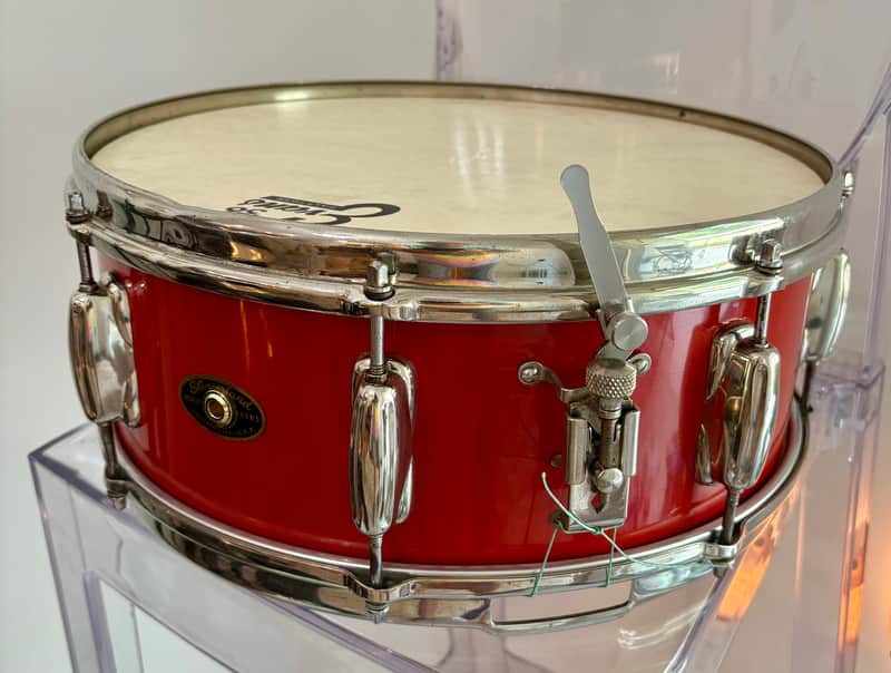 Slingerland Radio King 3-ply with NOB hardware Late ‘50s - Gloss red lacquer image 1
