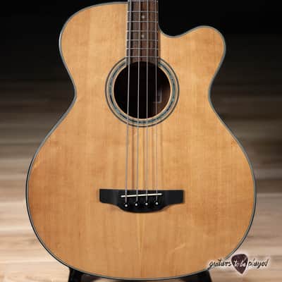 Takamine GB30CE Acoustic/Electric Bass Guitar – Natural image 2
