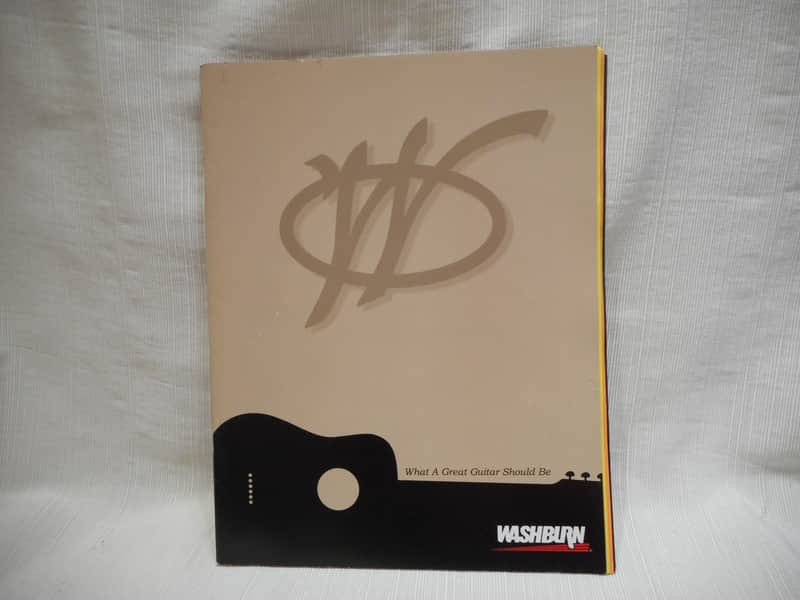 MINT WASHBURN GUITARS 2003-2004 HI QUALITY COLOR 34 PAGE CATALOG image 1