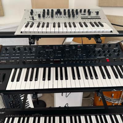 Sequential OB-6 49-Key 6-Voice Polyphonic Synthesizer 2018 - Present - Black with Wood Sides image 2