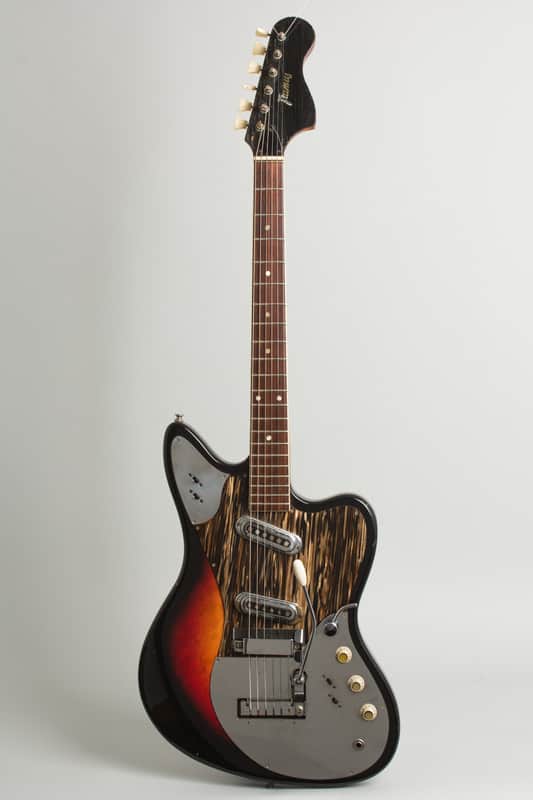 Framus  5/168-52 Strato Deluxe Solid Body Electric Guitar (1965), ser. #33296-65H, black gig bag case. image 1