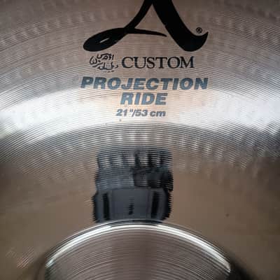 Zildjian 21" A Custom Projection Ride Cymbal 2001 - 2009 - Brilliant image 4
