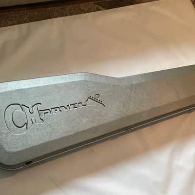 1980's Charvel Jackson Model Series Grey Chainsaw Bass Guitar Case image 1