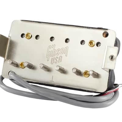 Gibson 498T Hot Alnico Pickup, Treble, Double Black image 2