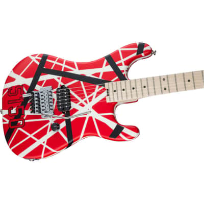 EVH Striped Series 5150™, Maple Fingerboard - Red, Black and White, 5107902515 image 4