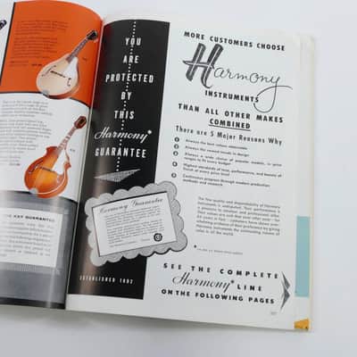 1956 L.D. Heater Catalog Music Company Catalog Gibson, Harmony, Kay, National, Etc. Case Candy image 13