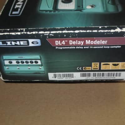used with wear Line 6 EMPTY Cardboard Box for DL4 Delay Modeler + original Pilot's Handbook, sheet w/ 4 very small black stickers, & styrofoam battery holder (NO: pedal / batteries) mid 2000s - mid 2010s (not for MkII ver) image 12