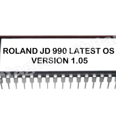 Roland JD-990 V. 1.05 firmware upgrade Update EPROM latest OS JD990 chip ic