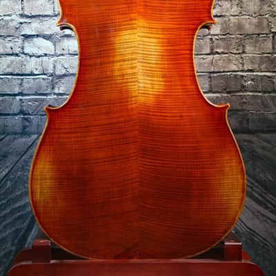 Professional song maestro 5 Strings Cello 4/4, Stradivarius Model. Good Sound , Beautiful Cello image 5