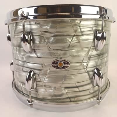 *Slingerland 9x13" Light Blue Pearl Tom Drum Mid-70s Sound King Stick-Saver Rims image 1