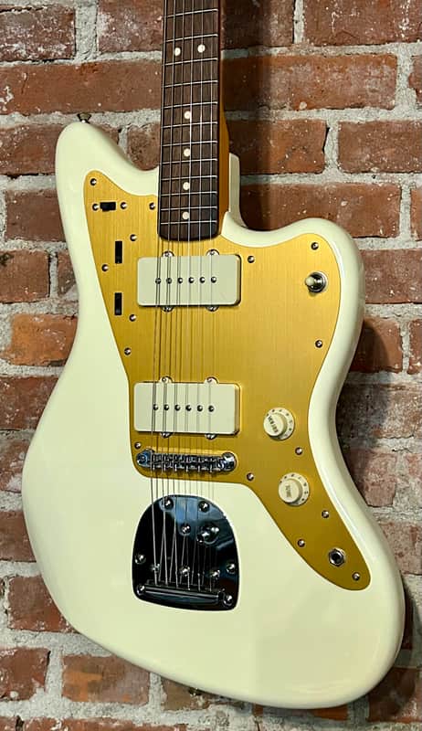 New Squier J Mascis Jazzmaster with Laurel Fretboard - Vintage White, Ships ULTRA Fast! Support an Indie Shop and Buy Here! image 1