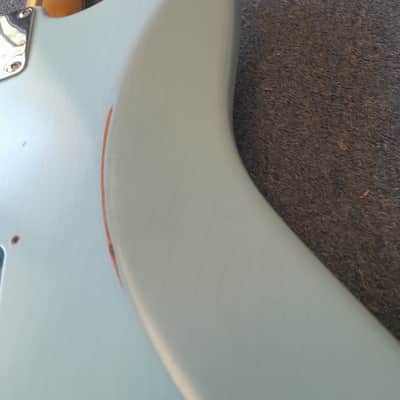 Fender Vintera Road Worn Stratocaster 2021 - Sonic Blue with Humbucker image 8