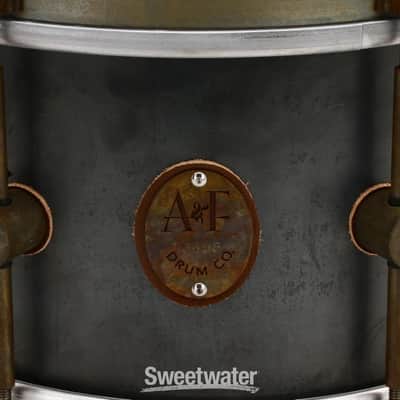 A&F Drum Company Raw Steel Snare Drum - 6.5 x 10-inch (AF6510RASTEd1) image 2