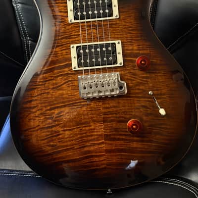 PRS SE Custom 24 2024 - Black Gold Burst image 2
