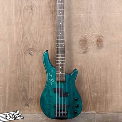 Jay Turser P/J Passive Electric Bass Aqua Used image 2