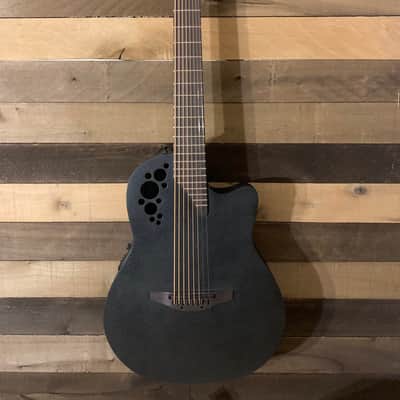 Ovation 1788TX-5 Elite 8 string Mid Bowl Black Acoustic Electric Guitar w/ Case image 1