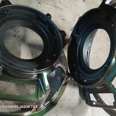 15" SPEAKER FRAMES UNIVERSITY C15 SUBWOOFER FRAMES WOOFER FRAMES SPEAKER PARTS PAIR ALUMINUM WITH CUSTOM PAINT image 9