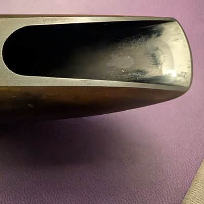 Brilhart Personaline, Alto Saxophone Mouthpiece, refaced 1950 - Hard Rubber image 9