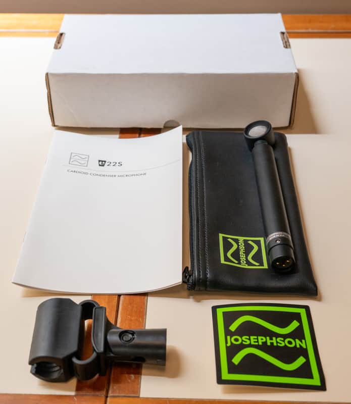 Josephson e22S Small Diaphragm Cardioid Condenser Microphone 2010s - Black image 1