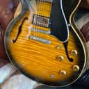 Gibson Vintage 1997 Yamano Order ES 335 Dot Figured Electric Guitar Huge Flame w/ OHSC