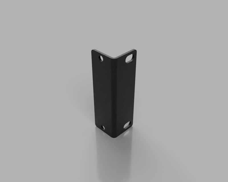 2U Rack Ears for Eurorack Mounting Rails image 1