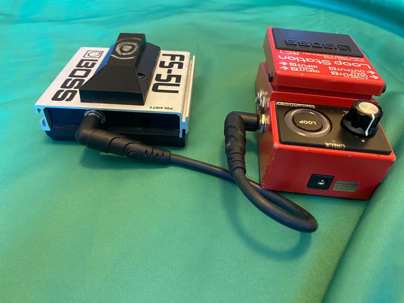Boss RC-1 Looper w/ Boss FS-5U Footswitch | Reverb