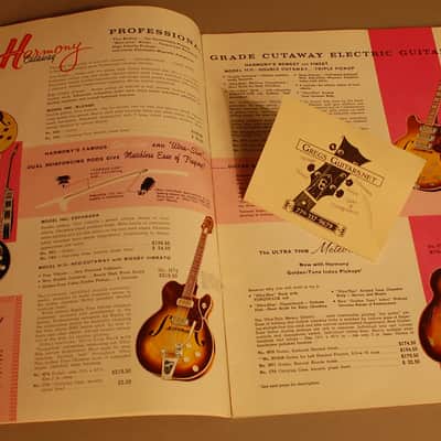 Harmony Catalog, memorabilia,price guide. 1962 full image 4