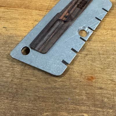Zamm Guitar Raw Steel Guitar Bridge – Made in USA Fits Danelectro Silvertone image 5