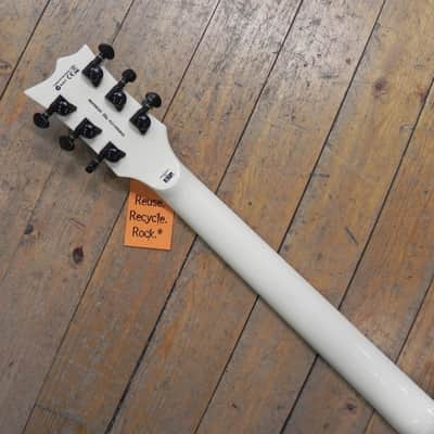 ESP LTD EC-401 with Pau Ferro Fretboard 2018 - Present - Olympic White image 7